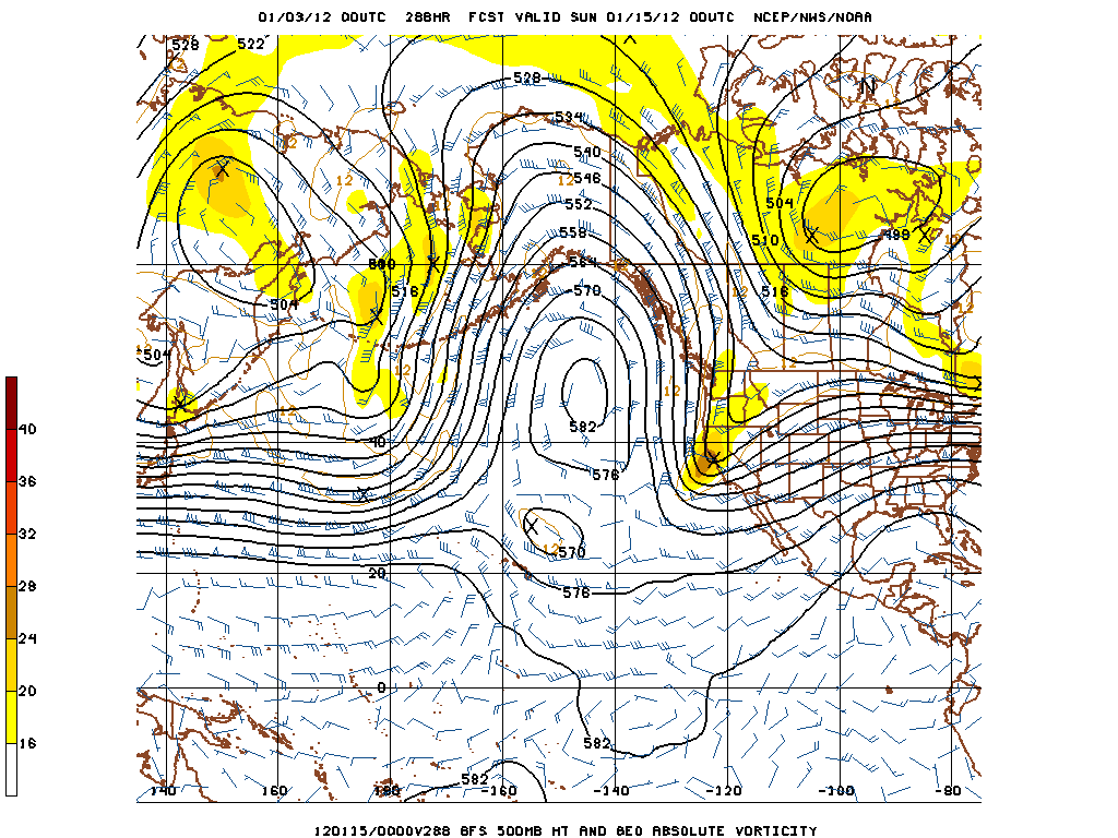gfs_npac_288_500_vort_ht Day 12 GFS, 500 mb heights